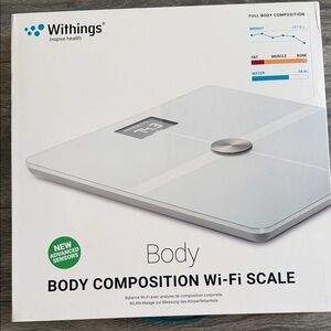 Withings White Body Composition Wi‑Fi Scale